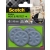 Podkładki SCOTCH samoprzylepne max 300kg. Okrągłe 40mm op.4 szare