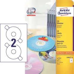 Etykiety AVERY ZWECKFORM CD/DVD op.25 L6043-25-266716
