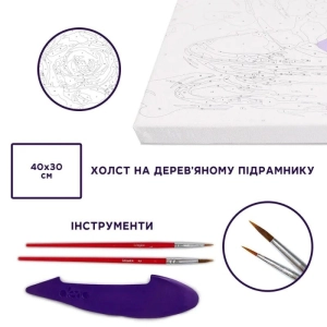 Malowanie po numerach IDEYKA&OCTO 30x40cm z glinką tajemnica herbaty 1 szt.-266005