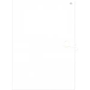 Teczka wiązana A4 INTERDRUK biała - gładka-266039