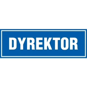 Tabliczka znak TDC Dyrektor
