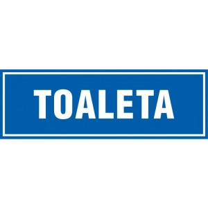 Tabliczka znak TDC Toaleta