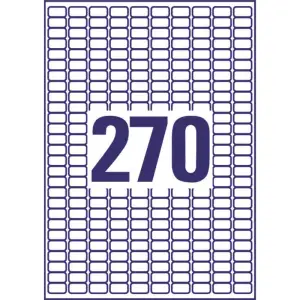 Etykiety AVERY ZWECKFORM 17,8x10 (270) L4730-266516