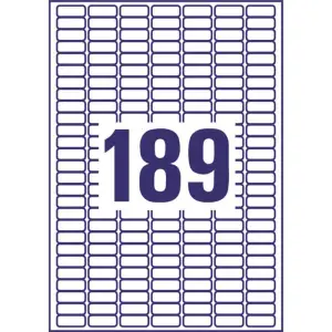 Etykiety AVERY ZWECKFORM 25,4x10 (189) L4731-266520