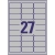 Etykiety AVERY ZWECKFORM sreb. 63,5x29,6 L6011-20-266654