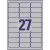 Etykiety AVERY ZWECKFORM sreb. 63,5x29,6 L6011-100-266658