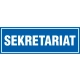Tabliczka znak TDC Sekretariat