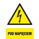 Tabliczka znak TDC Pod napięciem
