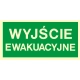 Tabliczka znak TDC Wyjście ewakuacyjne