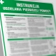 Tabliczka znak TDC Instrukcja udzielania pierwszej pomocy