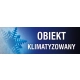 Tabliczka znak TDC Obiekt klimatyzowany