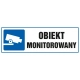 Tabliczka znak TDC Obiekt monitorowany 1