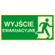 Tabliczka znak TDC Kierunek do wyjścia ewakuacyjnego – w prawo 2