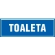 Tabliczka znak TDC Toaleta