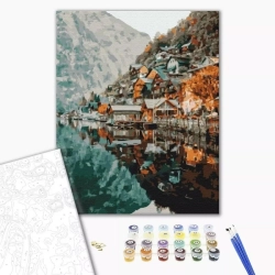 Malowanie po numerach BRUSHME 40x50 cm widok na Gelstatt 1 szt.