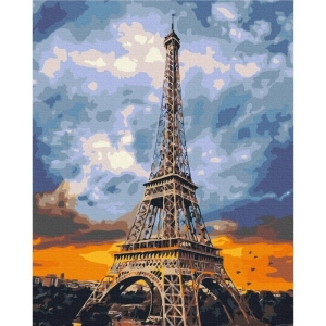 Malowanie po numerach BRUSHME 40x50 cm żelazna dama Paryża 1 szt.-267454