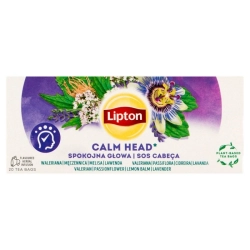 Herbata LIPTON ziołowa spokojna głowa 20 torebek