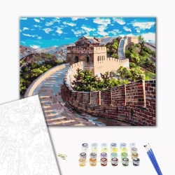 Malowanie po numerach BRUSHME 40x50 cm Wielki Mur Chiński 1 szt.