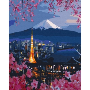 Malowanie po numerach BRUSHME 40x50 cm podróż po Japonii 1 szt.-268262