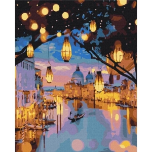 Malowanie po numerach BRUSHME 40x50 cm wieczorny blask Wenecji 1 szt.-268330