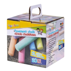 Kreda chodnikowa GIMBOO XXL w kartonowym pudełku 20 szt. mix kolorów-268559