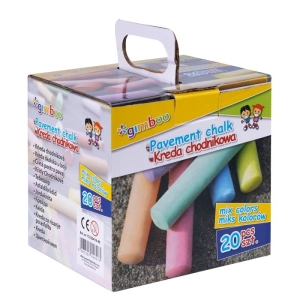 Kreda chodnikowa GIMBOO XXL w kartonowym pudełku 20 szt. mix kolorów-268561