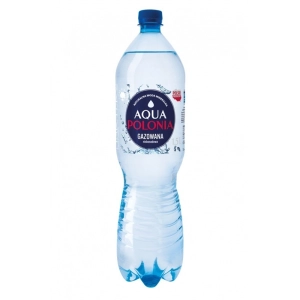 Woda mineralna AQUA POLONIA 1,5l. - gazowana BEZ KAUCJI