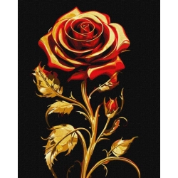 Malowanie po numerach IDEYKA 40x50 cm metallic symbol piękna 1 szt. w pudełku