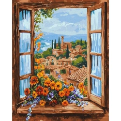 Malowanie po numerach IDEYKA 40x50 cm cudowny krajobraz 1 szt. w pudełku