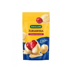Żurawina w białej czekoladzie BAKALLAND 74g