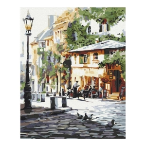 Malowanie po numerach BRUSHME 40x50 cm letnia kawiarnia 1 szt.-269283