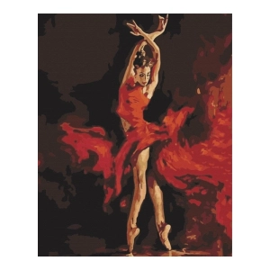 Malowanie po numerach BRUSHME 40x50 cm w tańcu 1 szt. w pudełku-269331