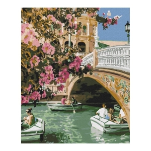 Malowanie po numerach BRUSHME 40x50 cm Wenecja wiosną 1 szt. w pudełku-269343