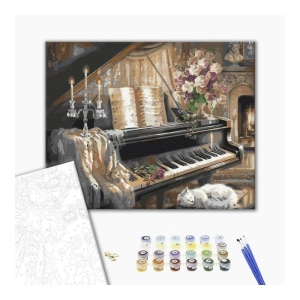Malowanie po numerach BRUSHME 40x50 cm komfort Beethovena 1 szt. w pudełku