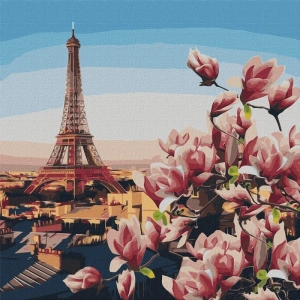 Malowanie po numerach IDEYKA 50x50 cm magnolie paryskie 1 szt.