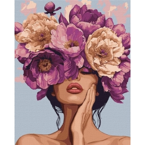 Malowanie po numerach IDEYKA 40x50 cm melodia kwiatów 1 szt. w pudełku