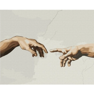 Malowanie po numerach IDEYKA 40x50 cm stworzenie Adama 1 szt. w pudełku