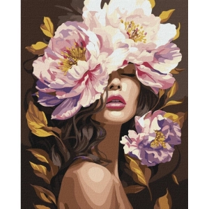 Malowanie po numerach IDEYKA 40x50 cm metallic w zapachu piwonii 1 szt. w pudełku