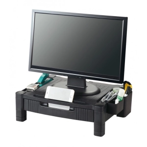 Podstawka pod monitor Q-CONNECT 43,4x33,6cm z regulacją wysokości - czarna