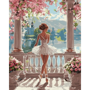 Malowanie po numerach IDEYKA 40x50 cm cudowna baletnica 1 szt. w pudełku-269570