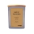 Świeca sojowa DONAU HOME w szarym szkle drewniana pokrywa i knot Sweet Pleasure 200g