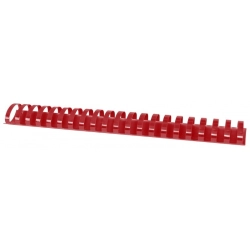 Grzbiety do bindowania OFFICE PRODUCTS A4 38mm op.50 - czerwone
