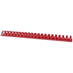 Grzbiety do bindowania OFFICE PRODUCTS A4 32mm op.50 - czerwone
