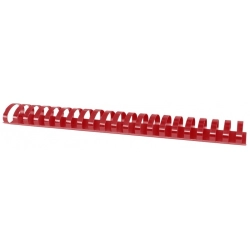 Grzbiety do bindowania OFFICE PRODUCTS A4 45mm op.50 - czerwone