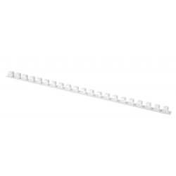 Grzbiety do bindowania OFFICE PRODUCTS A4 12mm (95 kartek) 100 szt. białe-625508