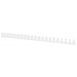 Grzbiety do bindowania OFFICE PRODUCTS A4 19mm (165 kartek) 100 szt. białe-626252