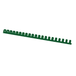 Grzbiety do bindowania OFFICE PRODUCTS A4 14mm (125 kartek) 100 szt. zielone-626247