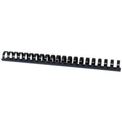 Grzbiety do bindowania OFFICE PRODUCTS A4 25mm (240 kartek) 50 szt. czarne-626261