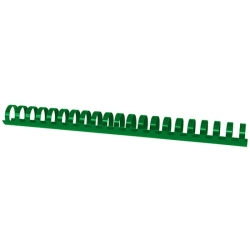 Grzbiety do bindowania OFFICE PRODUCTS A4 25mm (240 kartek) 50 szt. zielone-626263