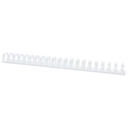 Grzbiety do bindowania OFFICE PRODUCTS A4 25mm (240 kartek) 50 szt. białe-626260